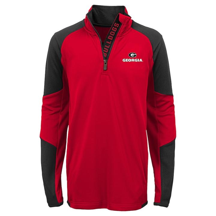 Boys 8-20 Georgia Bulldogs Beta Performance Pullover, Size: M 10-12, Red