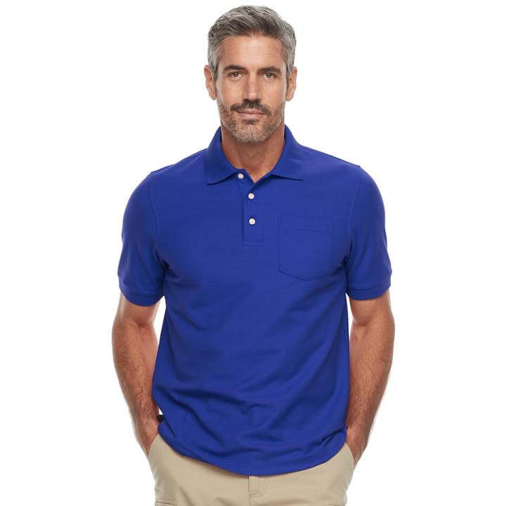 Men's Croft & Barrow&reg; Polo, Size: Large, Blue