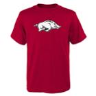 Boys 4-18 Arkansas Razorbacks Primary Logo Tee, Size: 8-10, Dark Red