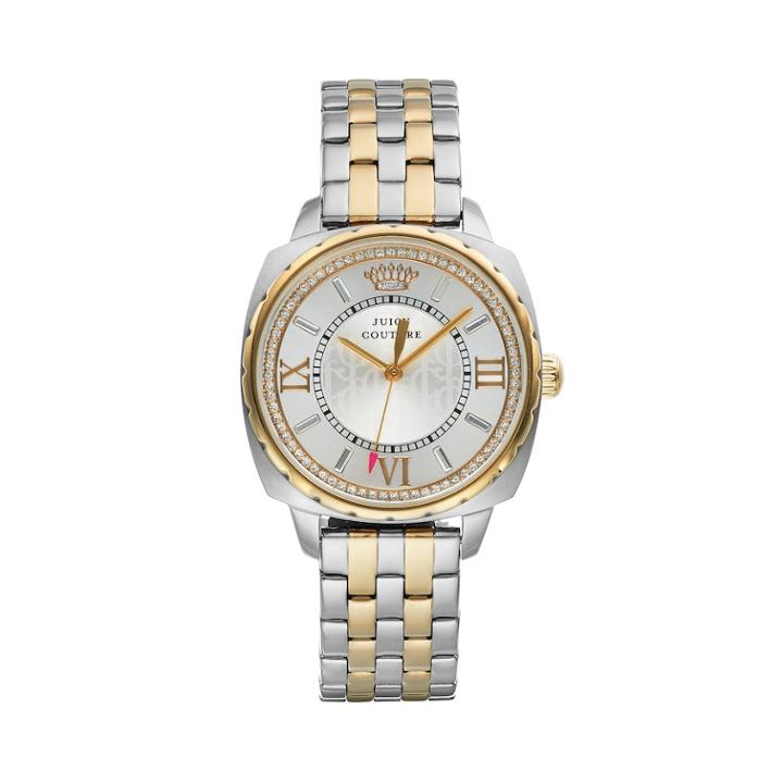 Juicy Couture Women's Beau Two Tone Watch - 1901271, Size: Medium, Silver