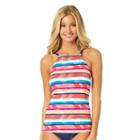 Women's Cole Of California Endless Summer High-neck Tankini Top, Size: Xl, Ovrfl Oth