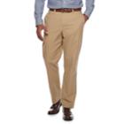 Men's Croft & Barrow&reg; Classic-fit Flannel-lined Canvas Chino Pants, Size: 32x30, Med Beige