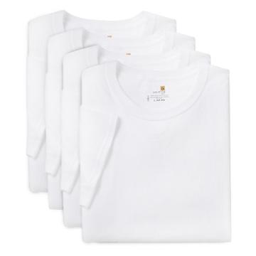 Men's Goldtoe 4-pack Performance Crewneck Tees, Size: Large, White
