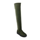 Olivia Miller Lynbrook Women's Velvet Over-the-knee Boots, Size: 10, Green Oth