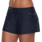 Women's Zeroxposur Solid Swim Shorts, Size: 16, Blue