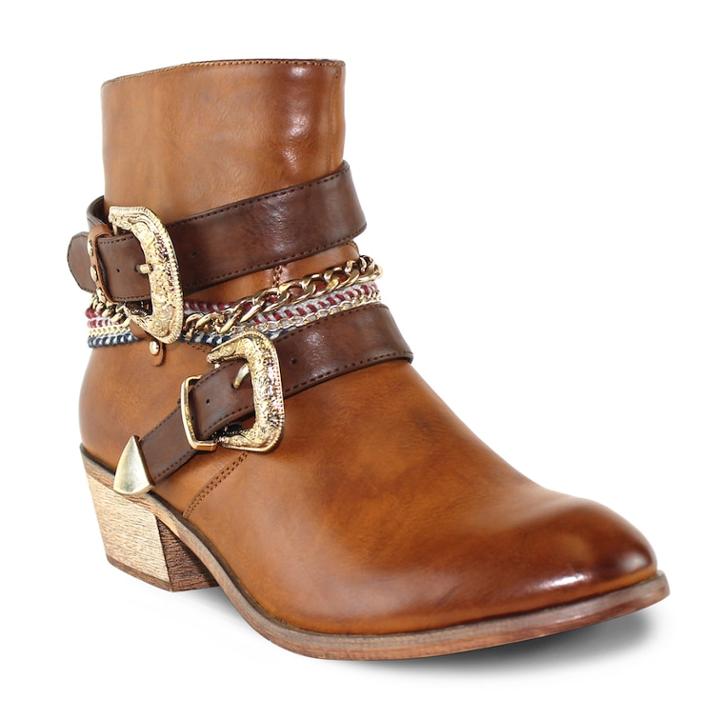 Olivia Miller Greenwich Women's Ankle Boots, Size: 6, Brown