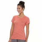 Women's Adidas Outdoor Tivid Climalite Scoopneck Tee, Size: Xl, Red