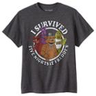Boys 8-20 Five Nights At Freddy's I Survived Tee, Boy's, Size: Small, Grey (charcoal)