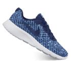 Nike Tanjun Print Grade School Boys' Athletic Shoes, Size: 6, Blue