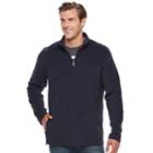 Big & Tall Croft & Barrow&reg; Classic-fit Arctic Fleece Quarter-zip Pullover, Men's, Size: L Tall, Blue