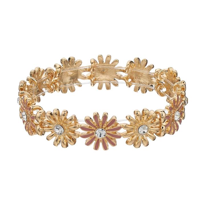 Lc Lauren Conrad Daisy Stretch Bracelet, Women's, Multicolor
