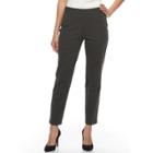 Petite Croft & Barrow&reg; Pull-on Ponte Pants, Women's, Size: Xl Petite, Dark Grey