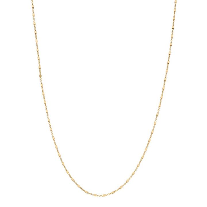 Primavera 24k Gold Over Silver Bead Chain Necklace, Women's, Size: 20, Yellow