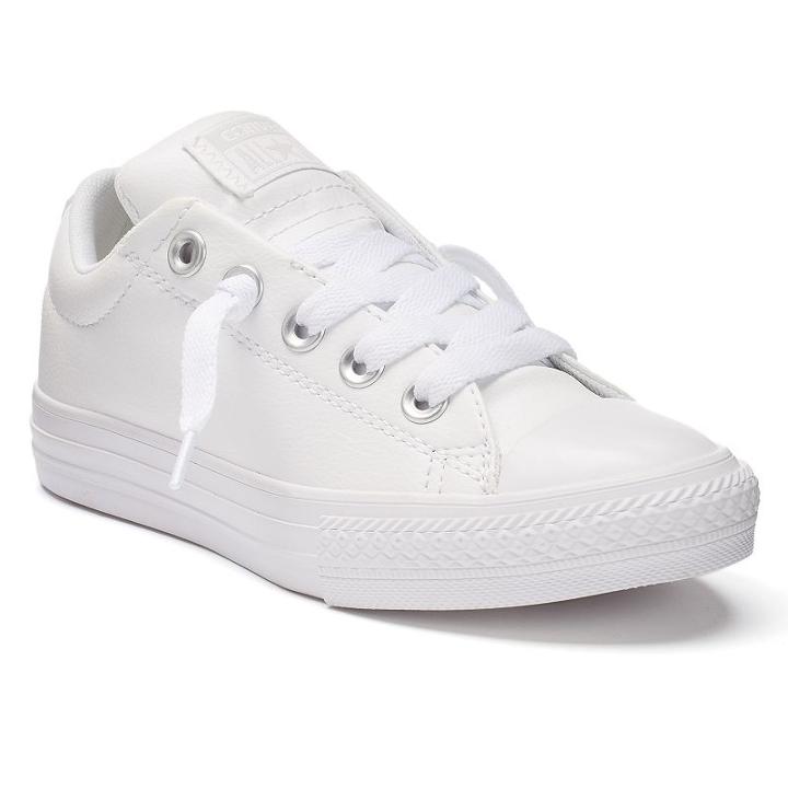 Kid's Converse Chuck Taylor All Star Street Sneakers, Size: 5, White