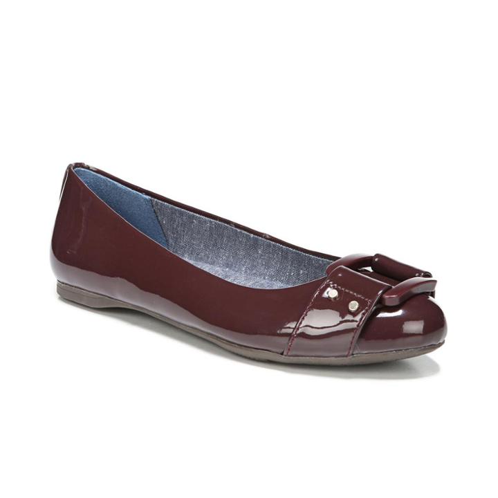 Dr. Scholl's Glowing Women's Ballet Flats, Size: Medium (7.5), Red