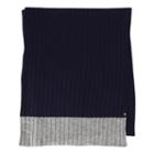 Men's Haggar Heathered Two-tone Scarf, Blue (navy)