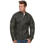 Men's Xray Slim-fit Moto Jacket, Size: Large, Green