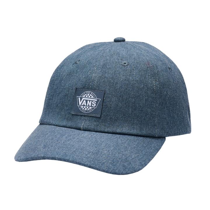 Men's Vans Retro Check Court Cap, Dark Blue
