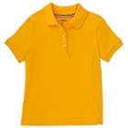 Girls 4-20 & Plus Size French Toast School Uniform Solid Polo, Girl's, Size: 4-5, Gold
