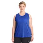 Plus Size Champion Double Dry Performance Tank, Women's, Size: 3xl, Med Blue