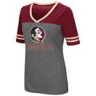 Women's Campus Heritage Florida State Seminoles Varsity Tee, Size: Small, Grey (charcoal)