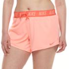 Plus Size Nike Flex Training Shorts, Women's, Size: 2xl, Pink