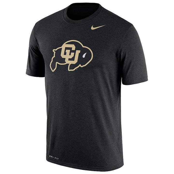 Men's Nike Colorado Buffaloes Legend Dri-fit Tee, Size: Large, Black