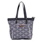Jenni Chan Aria Snowflake 18-inch Computer Tote, Adult Unisex, Black