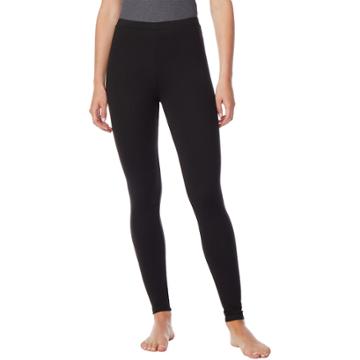 Women's Heat Keep Jersey Knit Leggings, Size: Medium, Black