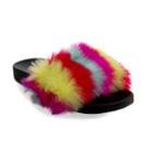 Olivia Miller Fruitland Women's Slide Sandals, Size: 6, Multi Color