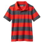 Boys 4-10 Jumping Beans&reg; Striped Polo, Boy's, Size: 7, Med Red