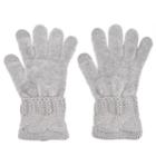 Women's Sonoma Goods For Life&trade; Cable-knit Tech Gloves, Silver