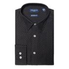 Men's Nick Dunn Modern-fit Dress Shirt, Size: S 32-33, Black