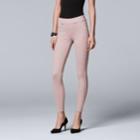 Simply Vera Vera Wang Contemporary Denim Leggings, Women's, Size: Medium, Pink