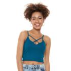 Juniors' Mudd&reg; Cross Front Cami Tank, Teens, Size: Xl, Dark Blue