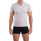 Men's Nick Graham 3-pack Modern-fit Cotton V-neck Tees, Size: Xl, Gray Black White