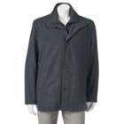 Big & Tall Towne Wool-blend Car Coat, Men's, Size: 2xlt, Grey Other