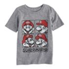 Boys 4-10 Jumping Beans&reg; Super Mario Bros. Profile Graphic Tee, Size: 7x, Grey