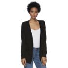 Juniors' So&reg; Open Long Sleeve Cardigan, Girl's, Size: Large, Black