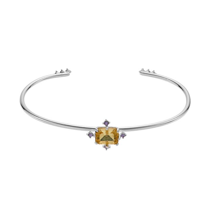 Lc Lauren Conrad Simulated Citrine Cuff Bracelet, Women's, Yellow
