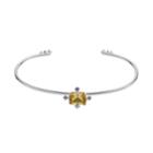 Lc Lauren Conrad Simulated Citrine Cuff Bracelet, Women's, Yellow