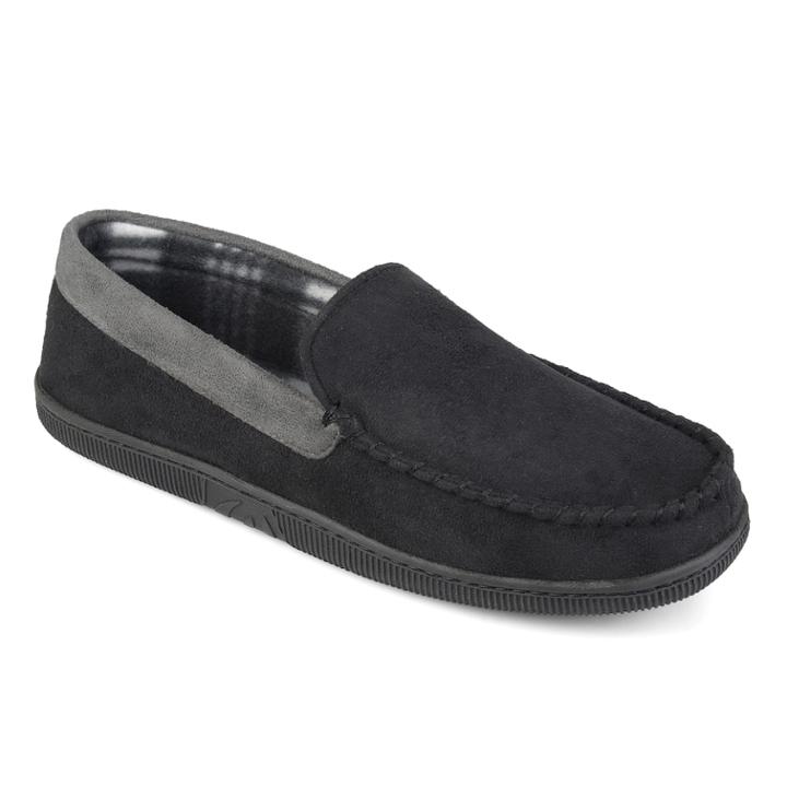 Vance Co. Slater Men's Slippers, Size: Large, Black