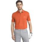 Men's Izod Classic-fit Performance Self-collar Golf Polo, Size: Medium, Drk Orange