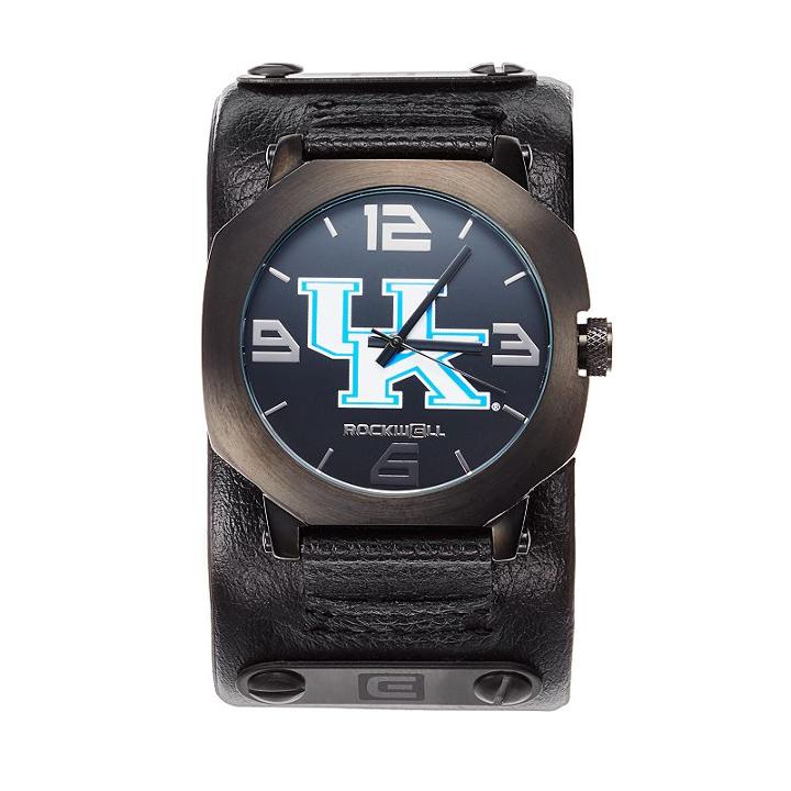 Rockwell Kentucky Wildcats Assassin Leather Watch - Men, Black