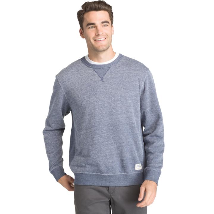 Men's Izod Classic-fit French Terry Sweatshirt, Size: Large, Brt Blue