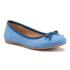 So&reg; Spicee Girls' Ballet Flats, Girl's, Size: 1, Dark Blue