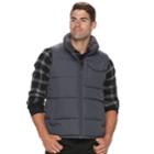 Big & Tall Hemisphere Solid Puffer Vest, Men's, Size: Xl Tall, Grey (charcoal)