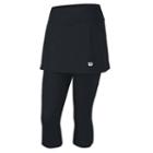 Women's Wilson Rush Ii Skirted Capri Leggings, Size: Large, Black