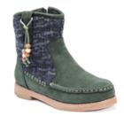 Muk Luks Kellie Women's Water-resistant Ankle Boots, Size: 9, Dark Green