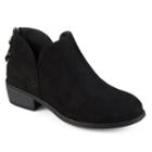 Journee Collection Livvy Women's Ankle Boots, Size: 7.5, Black